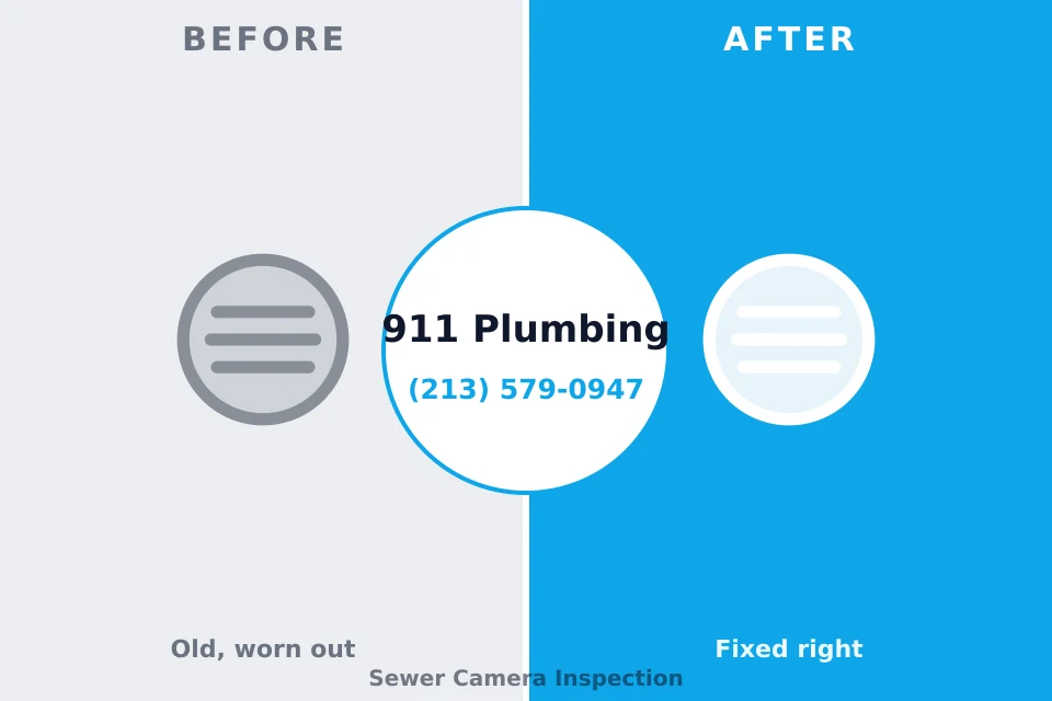 Before and after: plumbing company Deep River Center, CT